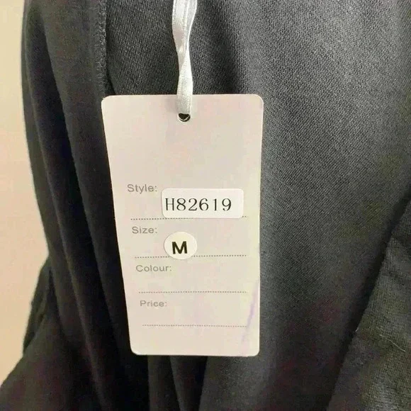 🆕nwt Lucy Paris plunge front black mini - Picture 8 of 10